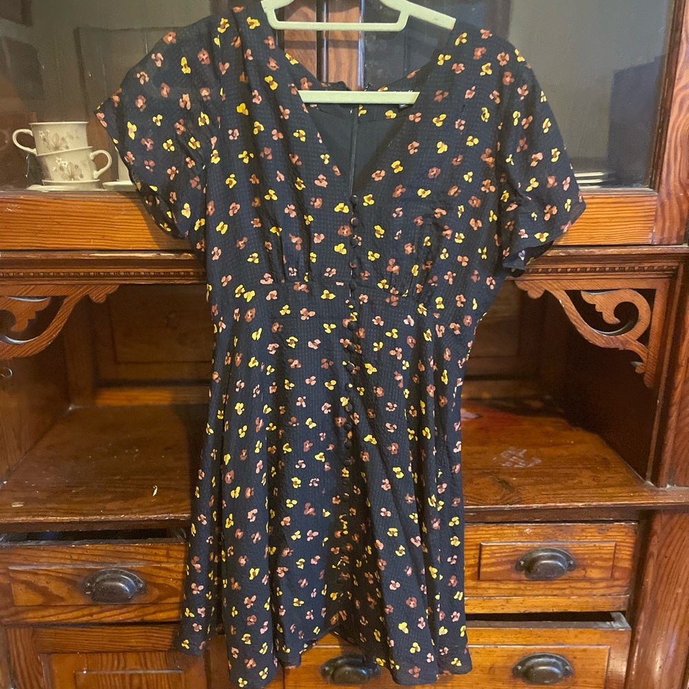 Madewell mini floral dress